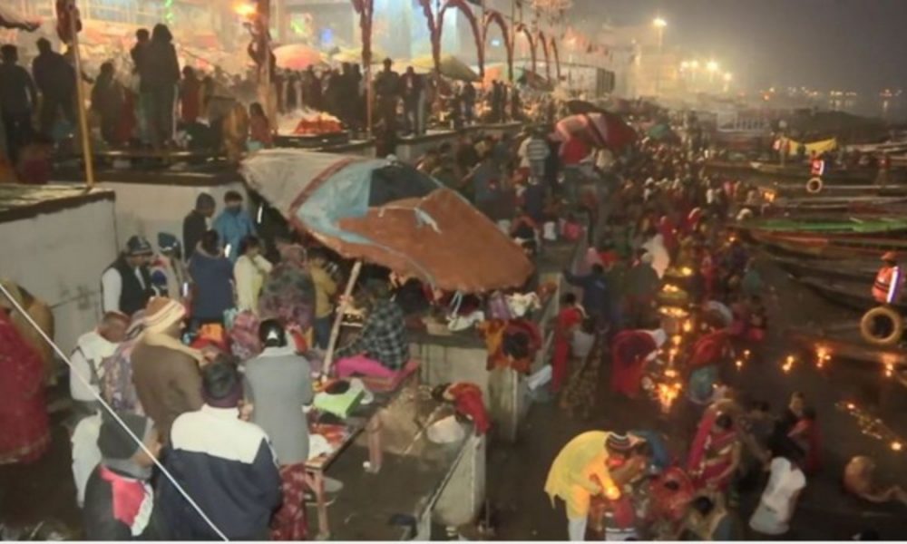 Devotees take holy dip in Ganga on Mauni Amavasya in Varanasi