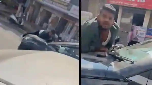 WATCH: Bengaluru man drags man on bonnet of car for 3-4 kms after a ‘fight’