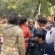 Brinda Karat - wrestlers protest