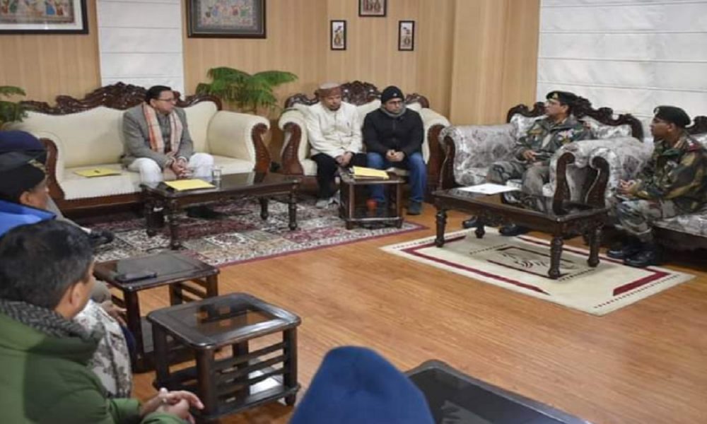 Uttarakhand: CM Dhami in Joshimath, announces Rs 45 crore rehabilitation package