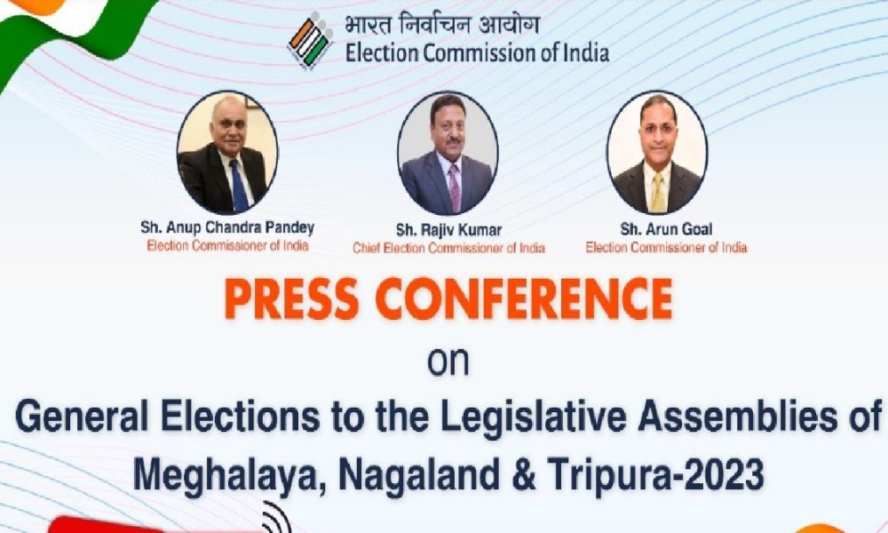 General Elections 2023: EC announces election schedule for Nagaland, Tripura and Meghalaya