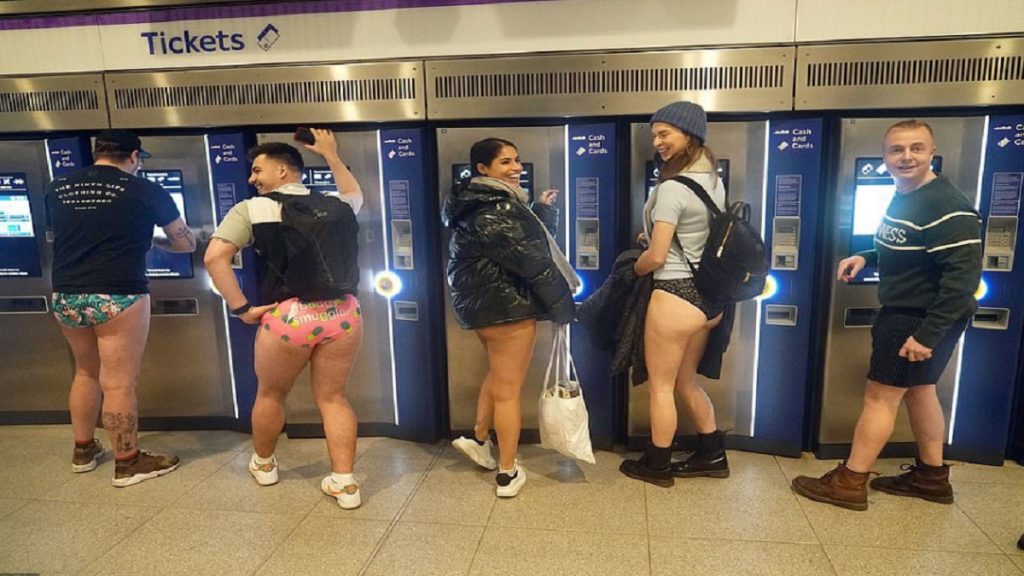 No Trousers Tube Ride - London