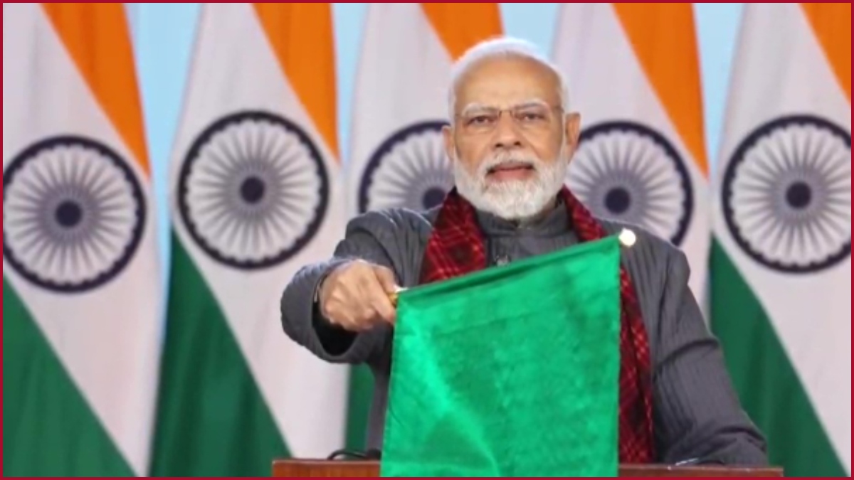 PM Modi flags off the Vande Bharat Express between Secunderabad and Visakhapatnam