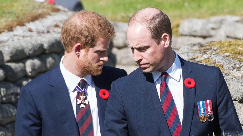 Continuing fued between Prince Harry and Prince William