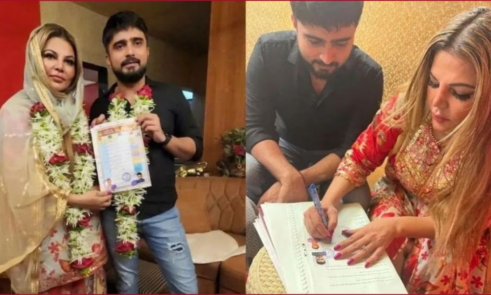 It’s Official! Rakhi Sawant marries beau Adil Khan Durrani, pics of newlywed goes viral on Internet