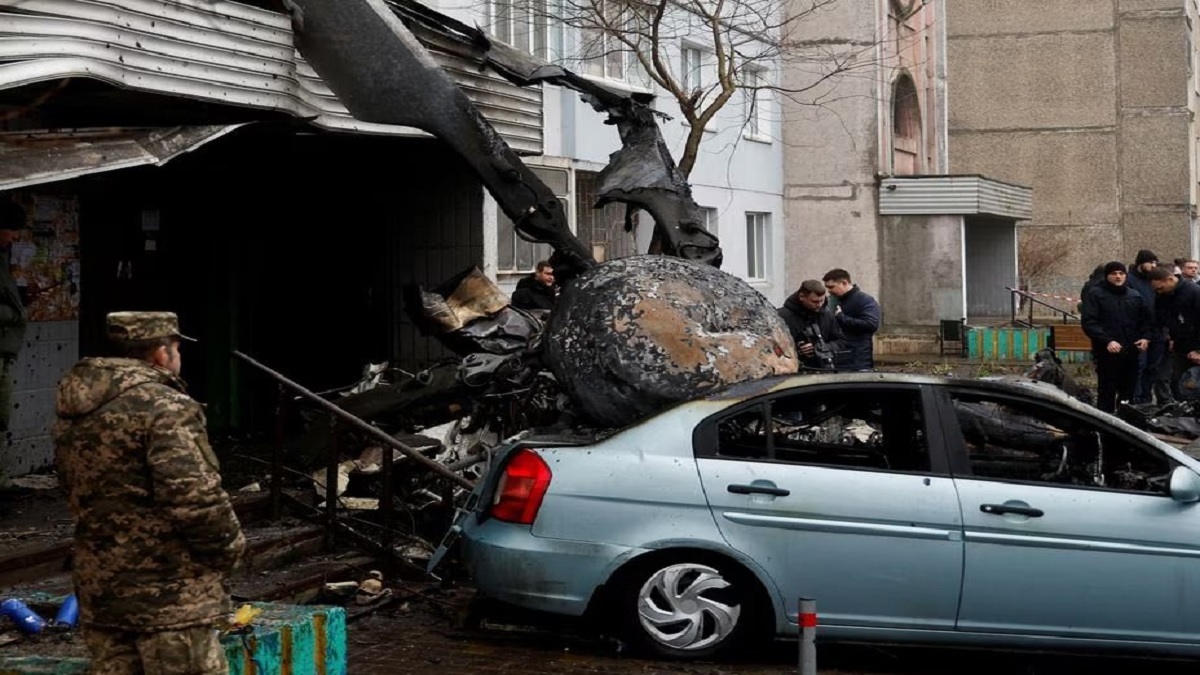 Ukraine chopper crash: Home Minister killed as helicopter comes down in Kyiv