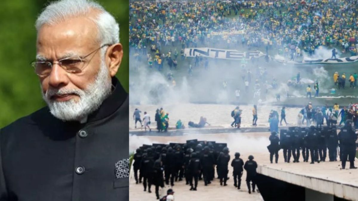 PM Modi ‘deeply concerned’ over rioting, vandalism in Brasilia