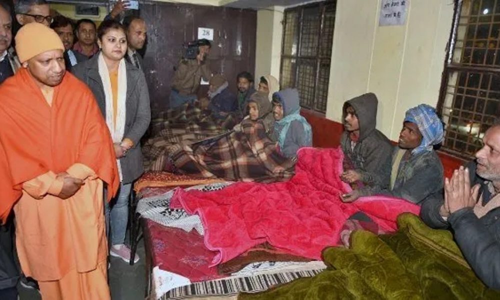 Yogi govt sets up 1220 night shelters, distributes blankets to 2.86 lakh needy persons