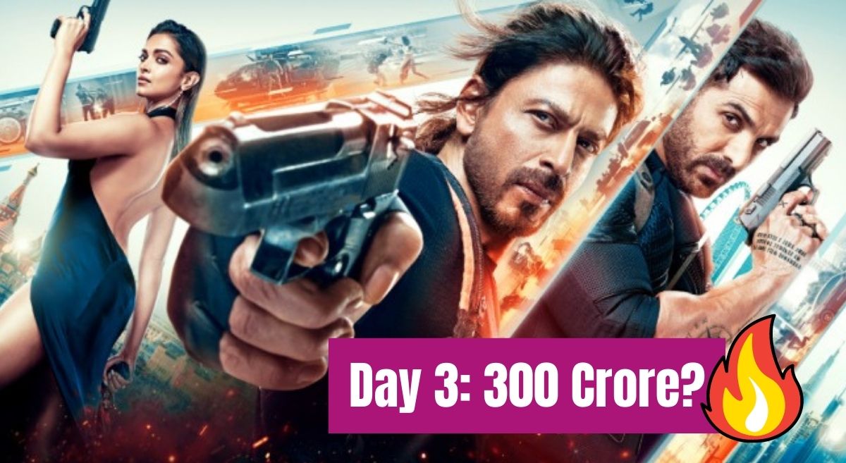 Pathaan riot continues on day 3: Shahrukh Khan’s first movie to enter 300 crore club
