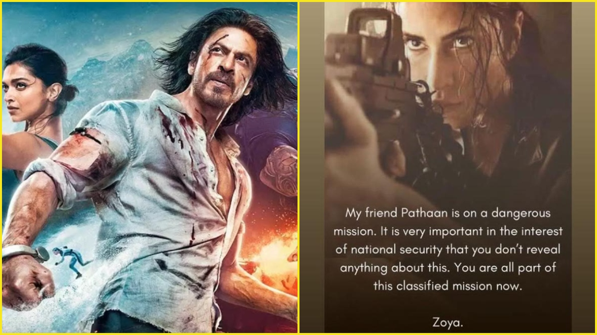 Tiger’s Zoya gives shoutout to Pathaan; Katrina Kaif writes,”You are all part of this classified mission now.”