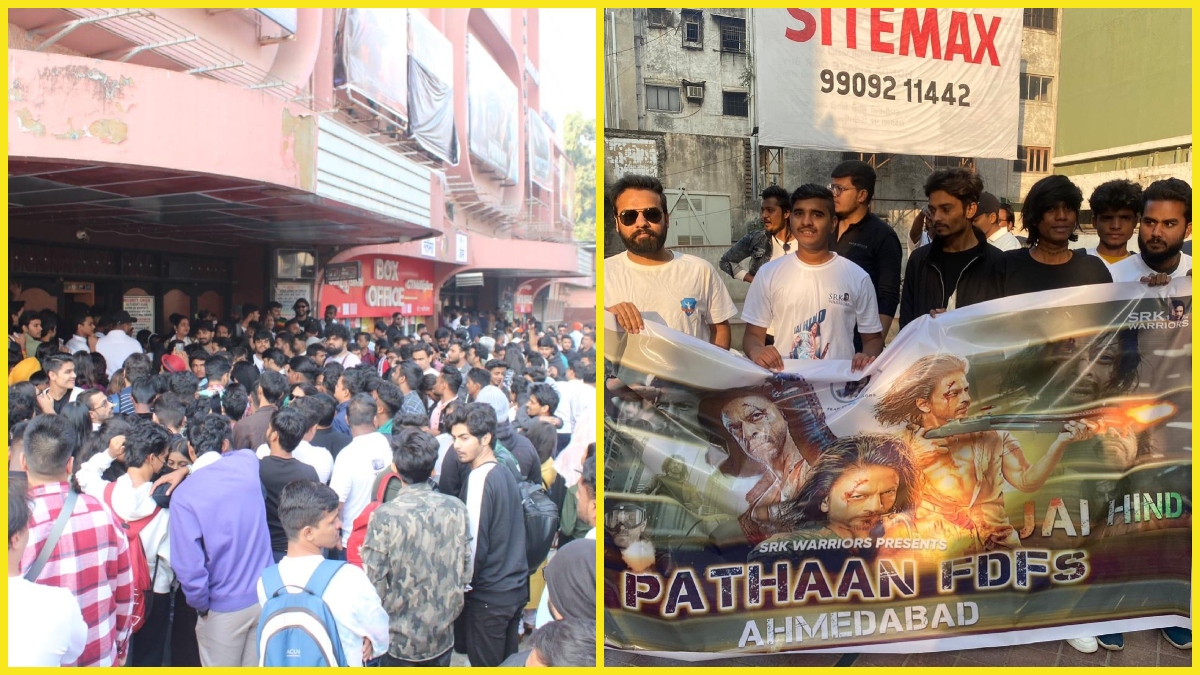As SRK returns to screen, ‘Pathaan’ mania grips fans; celebrate with cake, posters & T-shirts