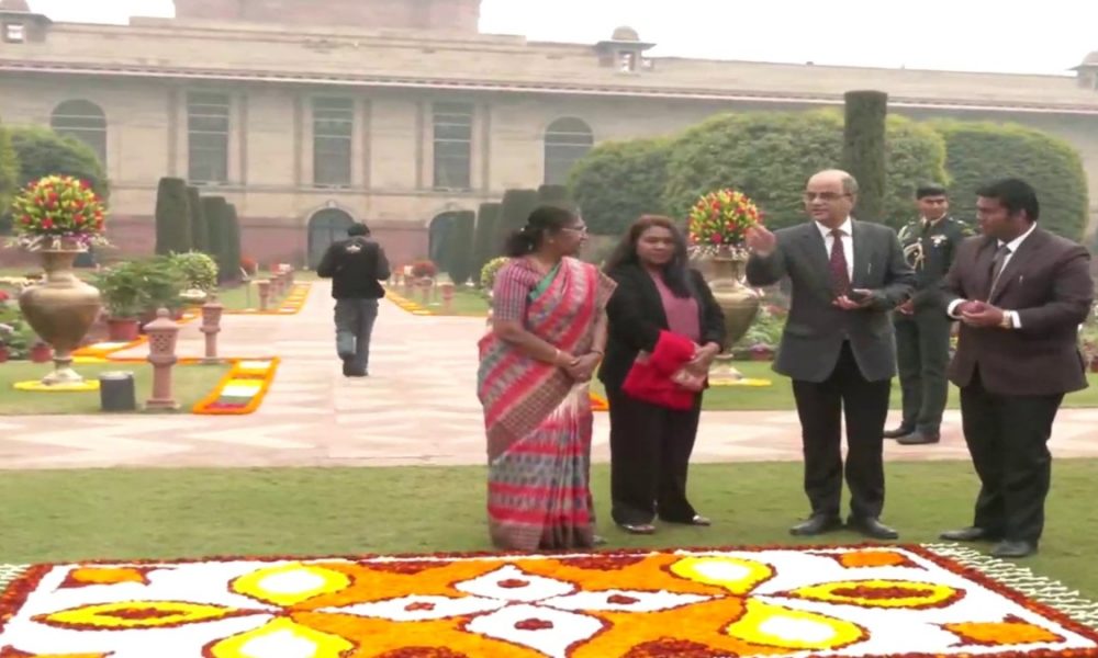 President Droupadi Murmu attends opening of ‘Amrit Udyan’, gardens to open for general public on Jan 31