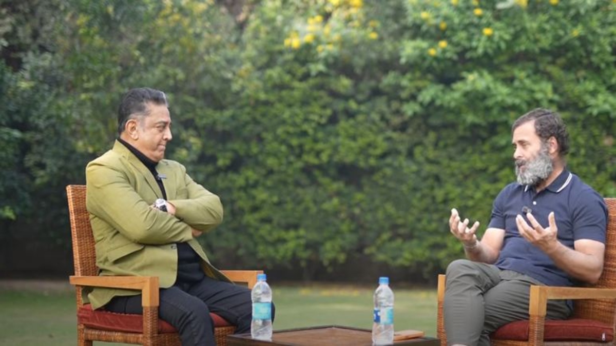 Rahul Gandhi candidly chats with actor Kamal Haasan about films, Gandhi and China