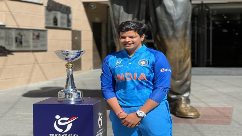 shafali verma u19 wc trophy