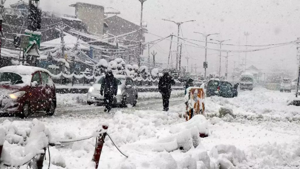 snowfall srinagar