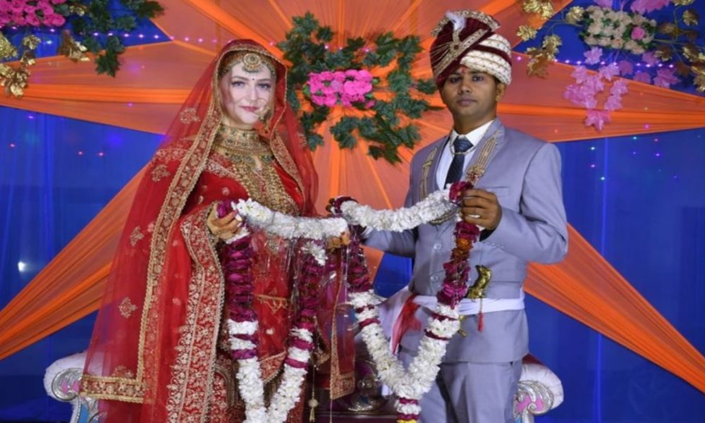 Swedish woman flies to UP to marry her Facebook friend Pawan Kumar