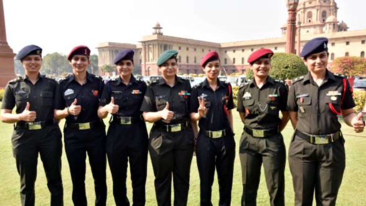 women officers to Colonel rank