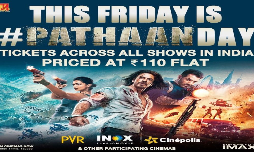 Pathaan Day on Feb 17; Makers reduce ticket price, SRK reacts,”Can you arrange some free popcorn also?”