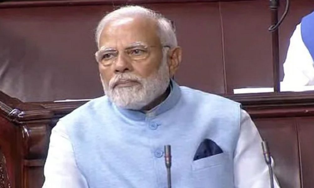 PM Modi ‘goes green’ in Parliament, dons special jacket made from recycled plastic bottles