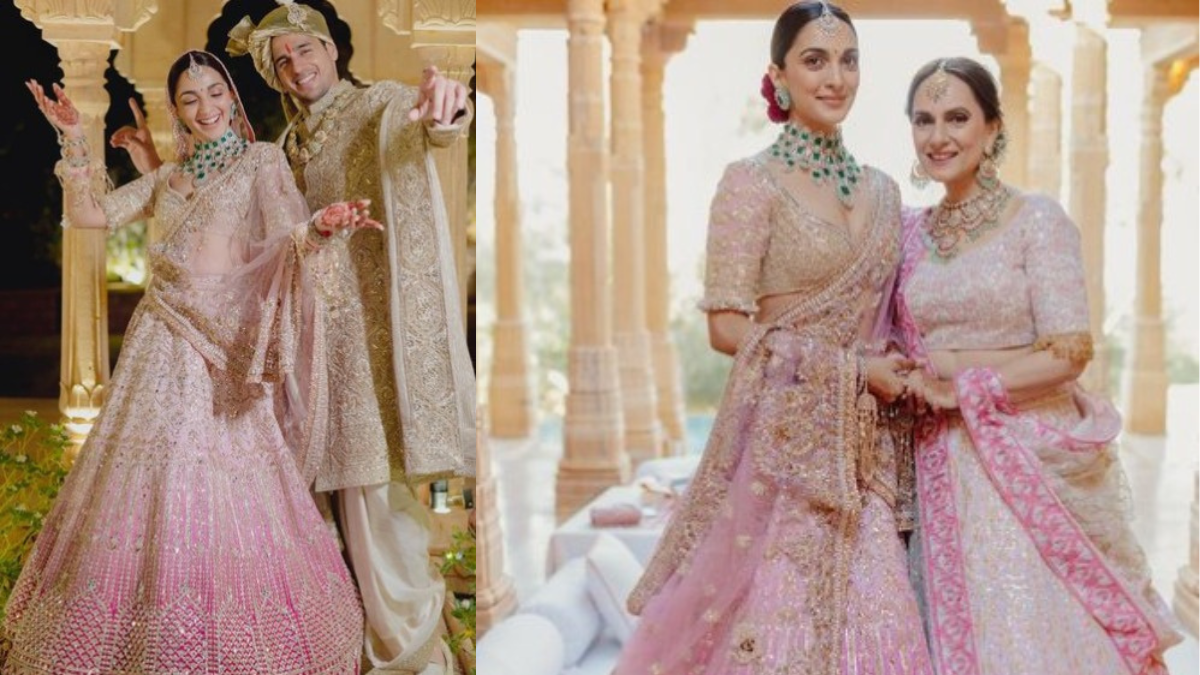 Unseen pics from Kiara wedding: Bride’s mother stole the show in a matching lehenga