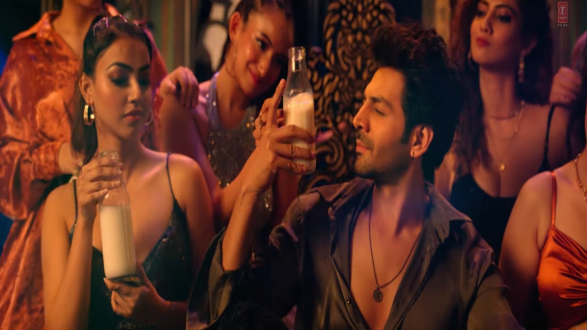 ‘Character Dheela 2.0’ Out Now: Kartik Aaryan drinks milk, dances to beats in new song from ‘Shehzada’