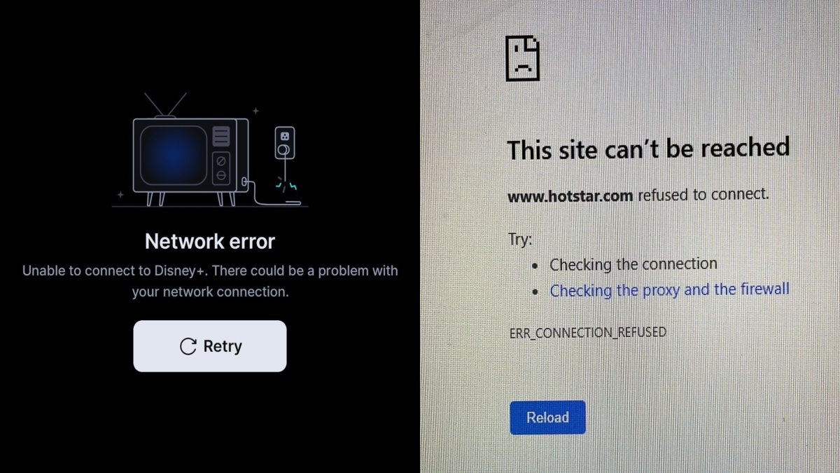 Disney+ Hotstar Down: Users experience different errors on streaming platform, Twitter flooded with screenshots