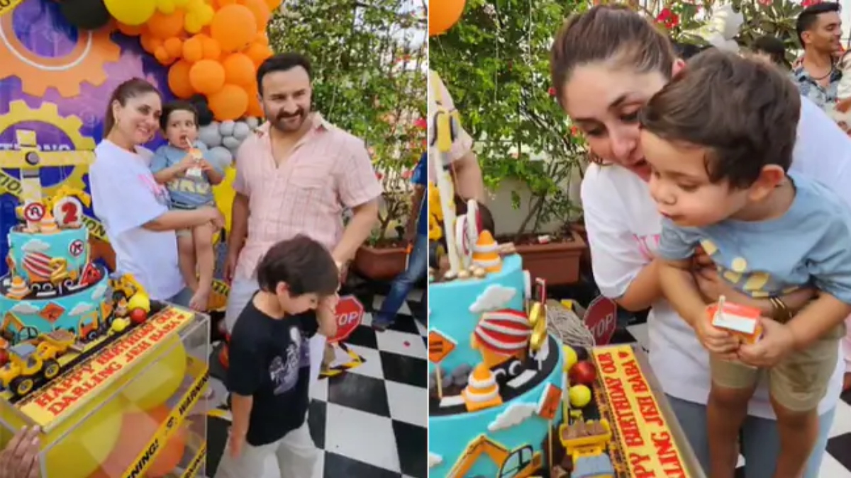 A sneak peek into fun-filled birthday party of Kareena-Saif’s little one ‘Jeh Baba’