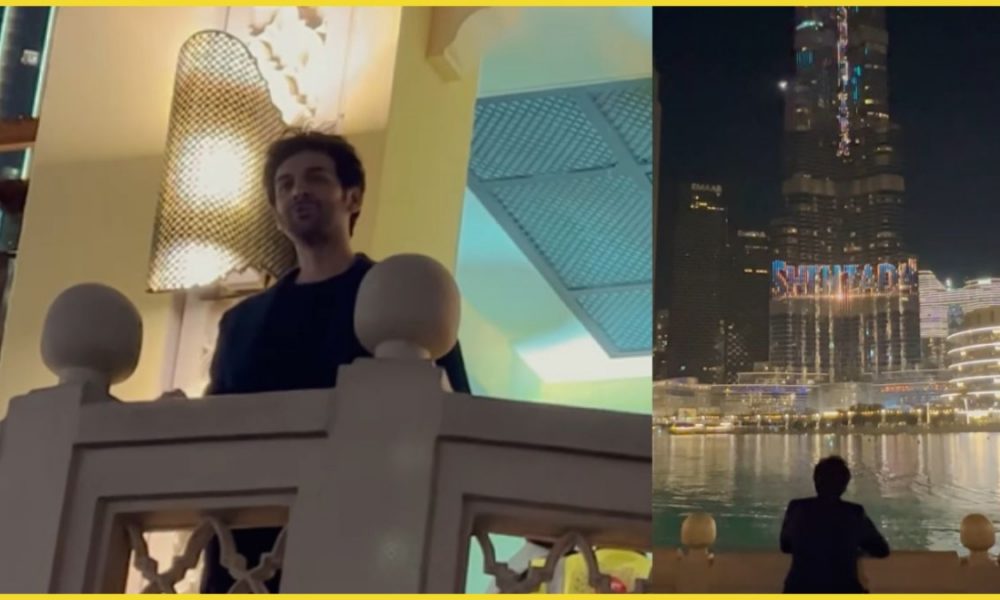 Shehzada trailer lits up bright on Burj Khalifa – Kartik Aaryan Is “On Top Of The World” (VIDEO)