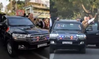 pm modi agartala road show