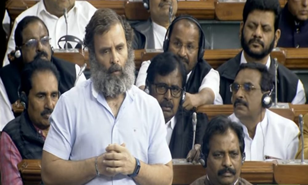 ‘Have been listening one name everywhere…’: Rahul Gandhi questions Centre on Adani row in Lok Sabha