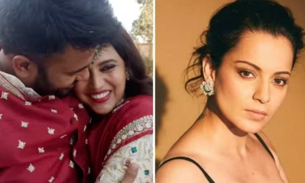 Actress Kangana Ranaut wishes Swara Bhaskar as she marries political activist Fahad Ahmad, says,”Marriages Happen In Hearts”