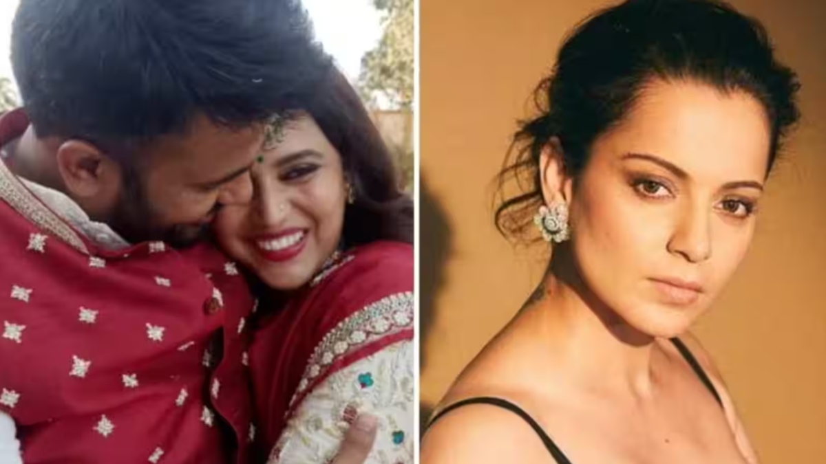 Actress Kangana Ranaut wishes Swara Bhaskar as she marries political activist Fahad Ahmad, says,”Marriages Happen In Hearts”