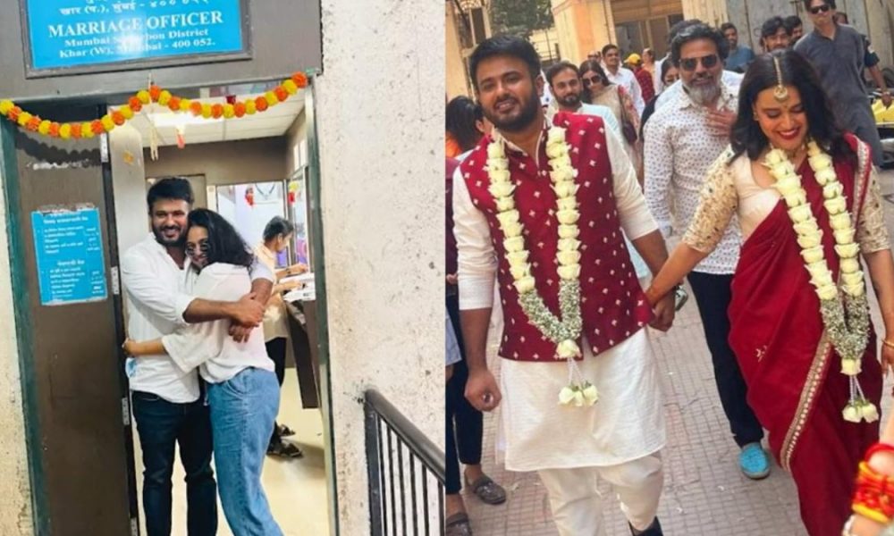 Swara Bhaskar ties knot with SP leader Fahad Ahmad, “welcome to my heart, it’s chaotic but it’s yours!”