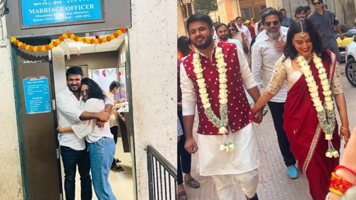 Swara Bhaskar ties knot with SP leader Fahad Ahmad, “welcome to my heart, it’s chaotic but it’s yours!”
