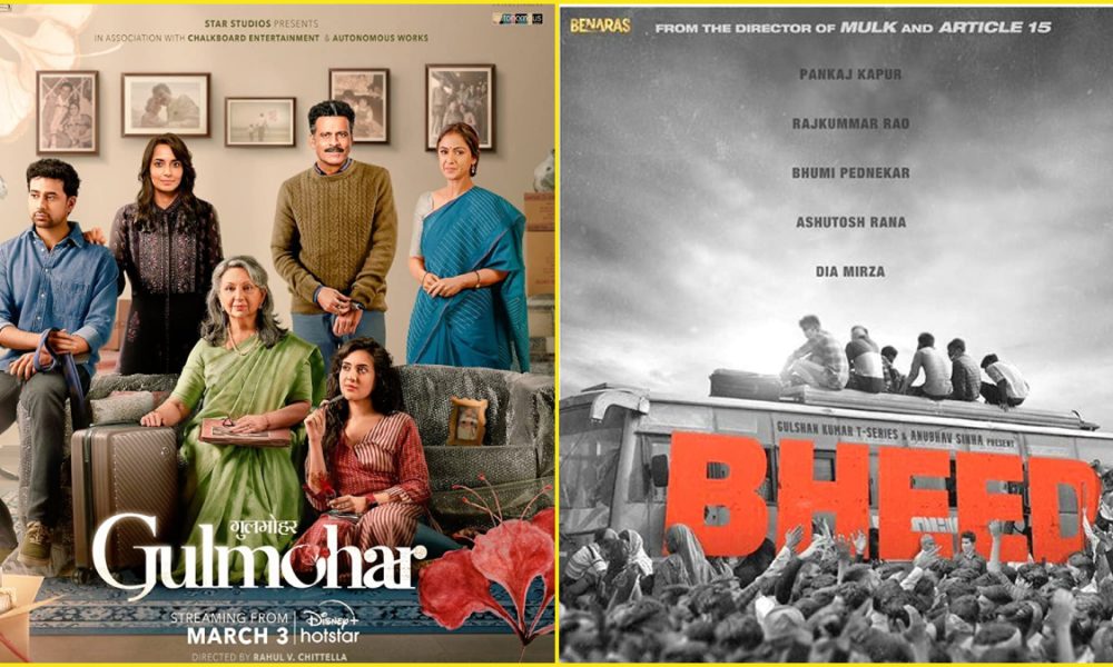 Upcoming March Releases: From Gulmohar to Bheed, Check list of movies and shows lined up for this month