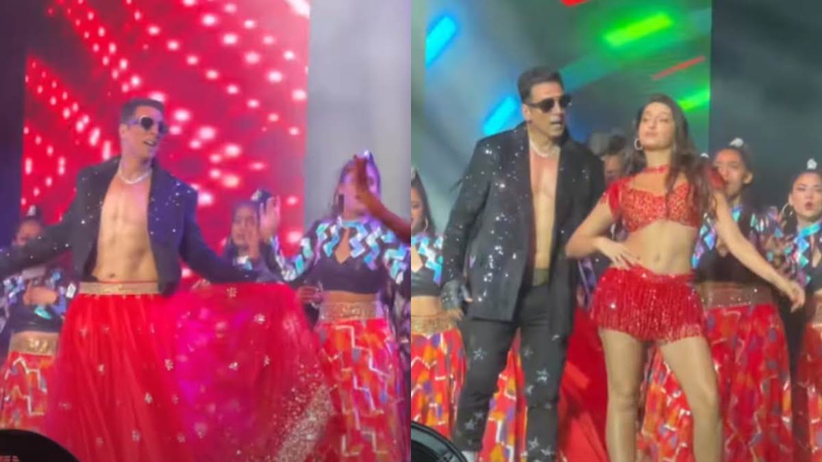 Akshay Kumar and Nora Fatehi trolled for copying hook step of “Oo Antava” (VIDEO)