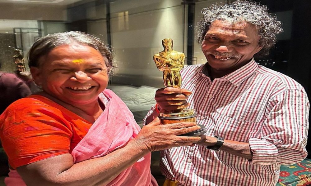 The Elephant Whisperers: Director Kartiki Gonsalves shares picture of Bomman, Bellie with Oscars trophy