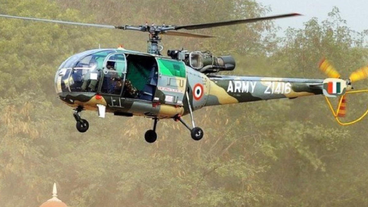 Indian Army’s Cheetah helicopter crashes in Arunachal Pradesh