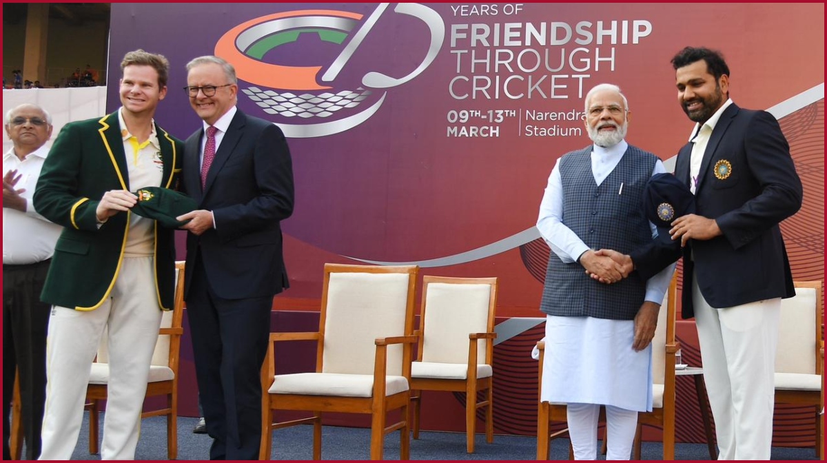 Ind vs Aus: PM Modi, Australia PM Anthony Albanese present caps to cricketers ahead of 4th Test (Pics/Videos)