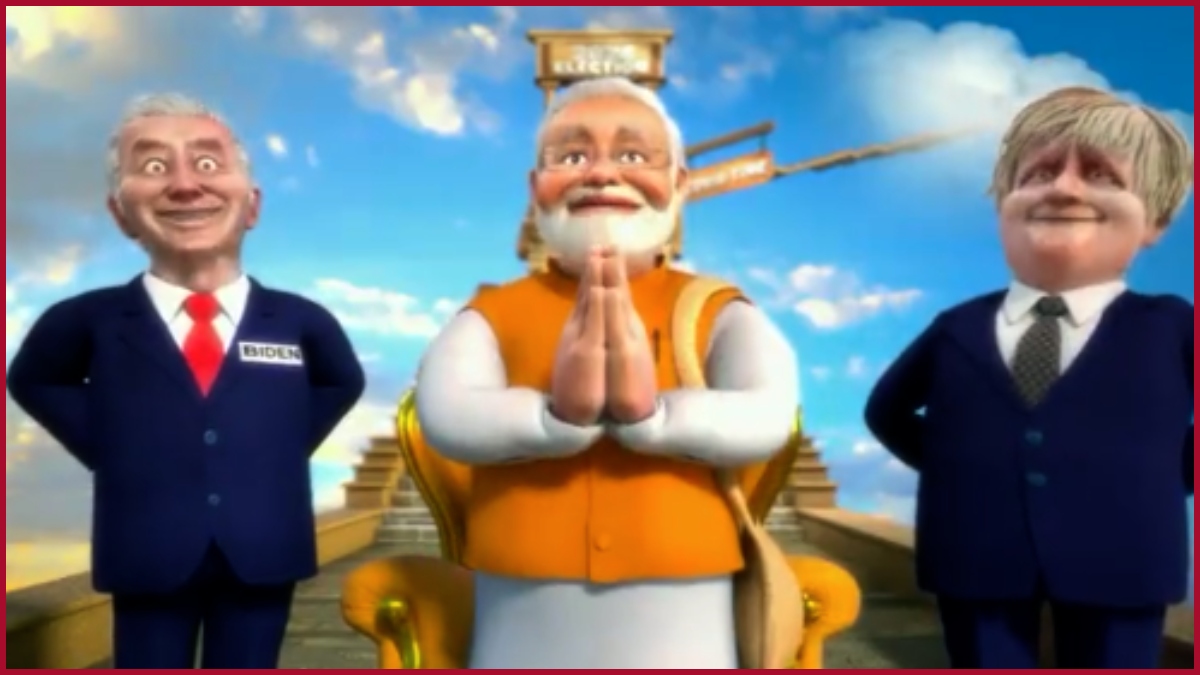 BJP releases animated video “Mujhe Chalte Jaana Hai”, PM Modi seen marching ahead in his mission-WATCH