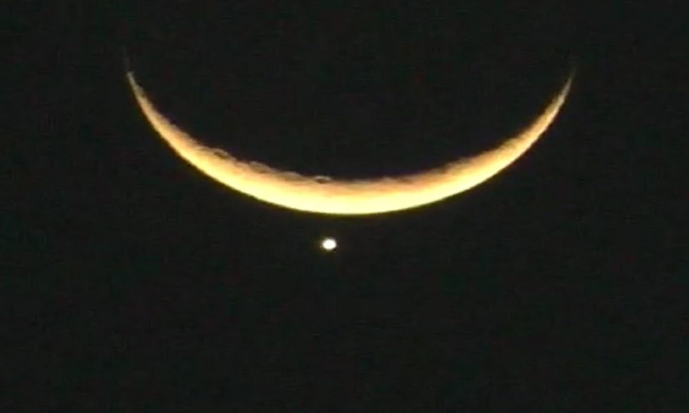 Rare sight in the sky tonight, brightest planet Venus ‘hides behind’ the Moon