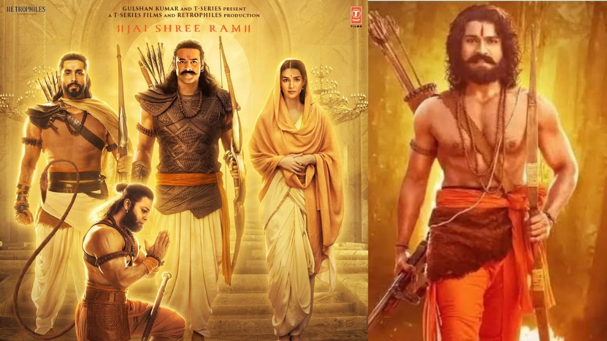 Adipurush disappoints once again: Fans unhappy with the new poster, say Ram Charan should replace Prabhas