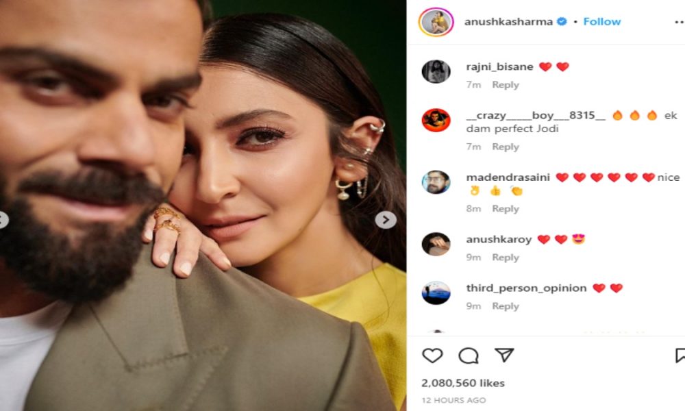 Anushka Sharma, Virat Kohli drop new romantic pictures; fans say, “Could I be any more in love with you two?”