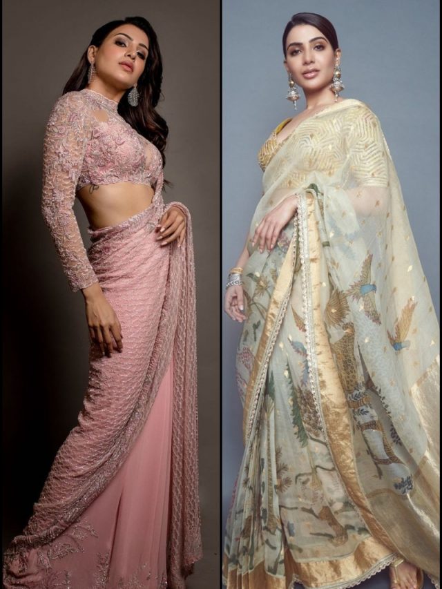 Samantha Ruth Prabhu: 10 Saree looks that will make her fans swoon