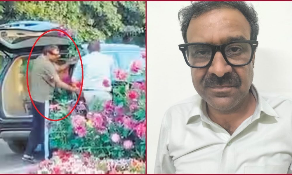 Manmohan Yadav Arrested: After Viral Video, Gurugram man who was caught stealing flower pots place for G20 summit arrested