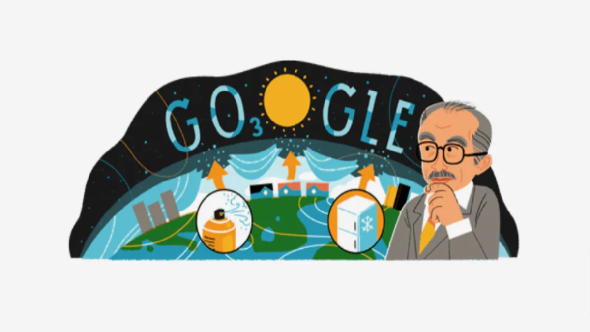 Google doodle celebrates scientist Mario Molina’s 80th birthday