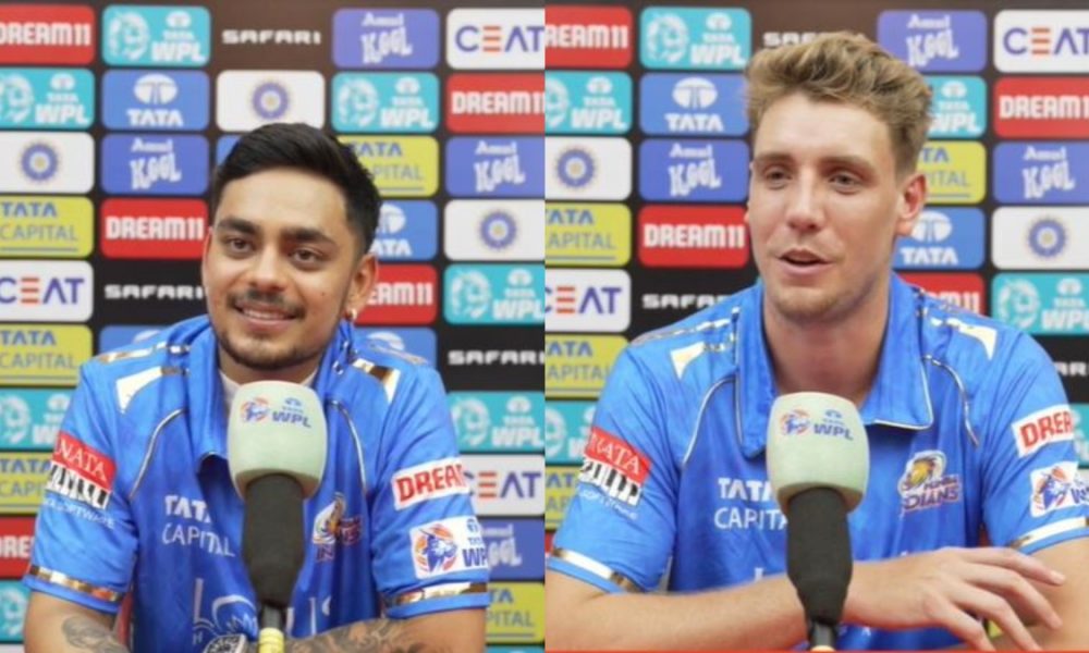 WPL 2023: Ishan Kishan, Cameron Green discuss MI’s consecutive victories, reveal their favourite players (VIDEO)