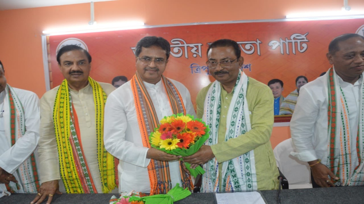 BJP MLAs elect Manik Saha as leader of legislative party, will continue as Tripura CM