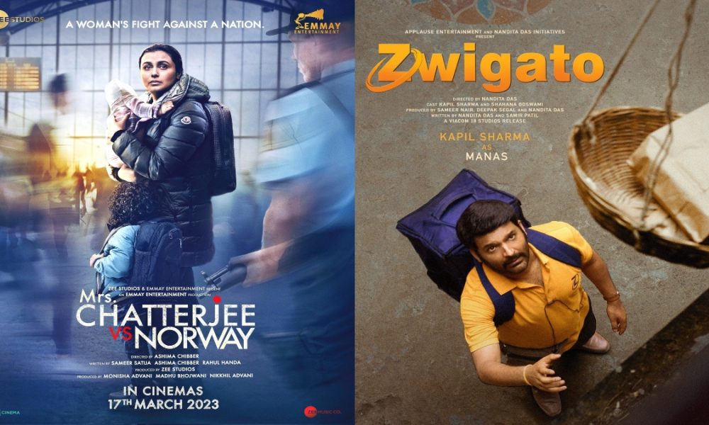 Rani Mukerji’s ‘Mrs. Chatterjee Vs Norway’ transcends Kapil Sharma’s ‘Zwigato’ at box office, check their day 1 collection