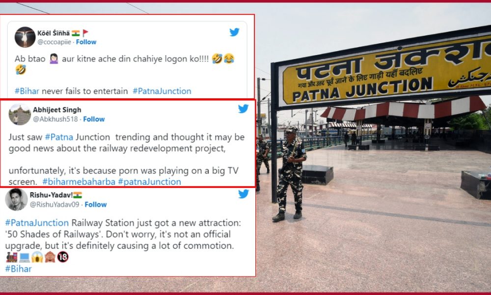 Porn video played at Patna Railway Station: Twitterati says “Bihar never fails to entertain”,”50 Shades of Railways”